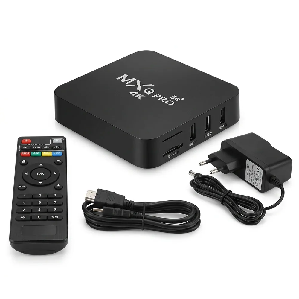 Novo Aparelho TV BOX MXQ PRO 5G 4K Android 14.1