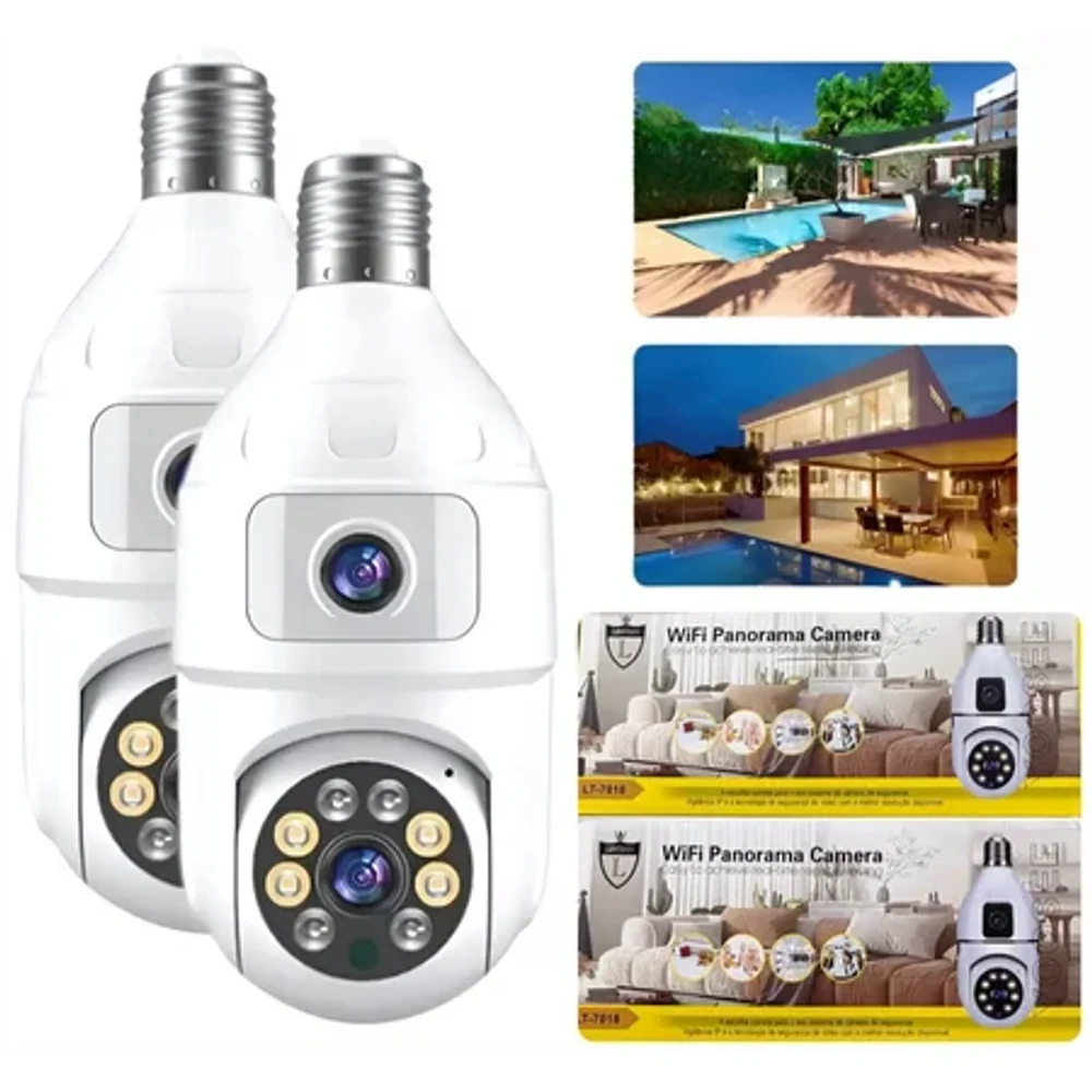 Câmera Dupla Segurança Smart WIFI IP LT-7018