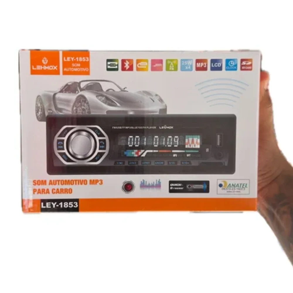 Som automotivo MP3 para carro LEY1853