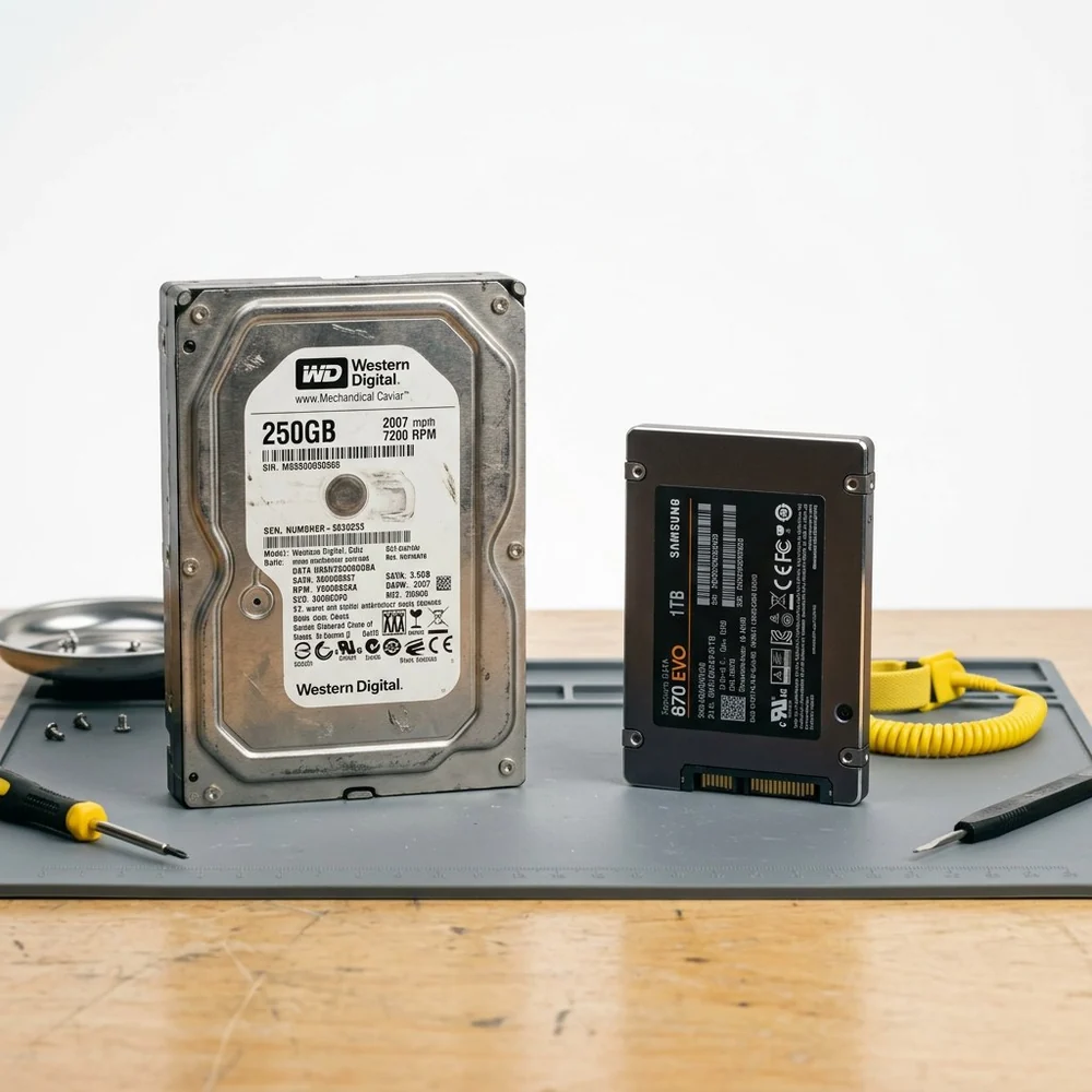 Troca de HD por SSD