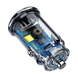 Carregador Veicular Turbo Hrebos Hs-308v + Cabo Micro Usb V8 — foto 3