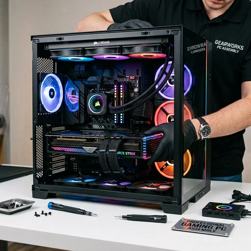 Montagem de PC Gamer (mão de obra)