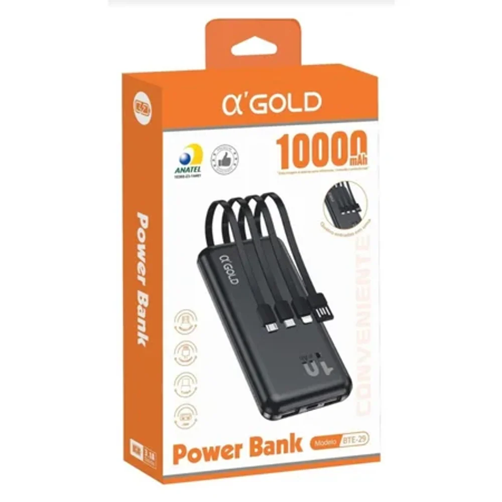 Power Bank 10000mAh AGOLD BTE-29